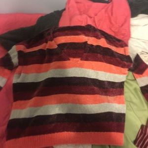 Striped soft sweater